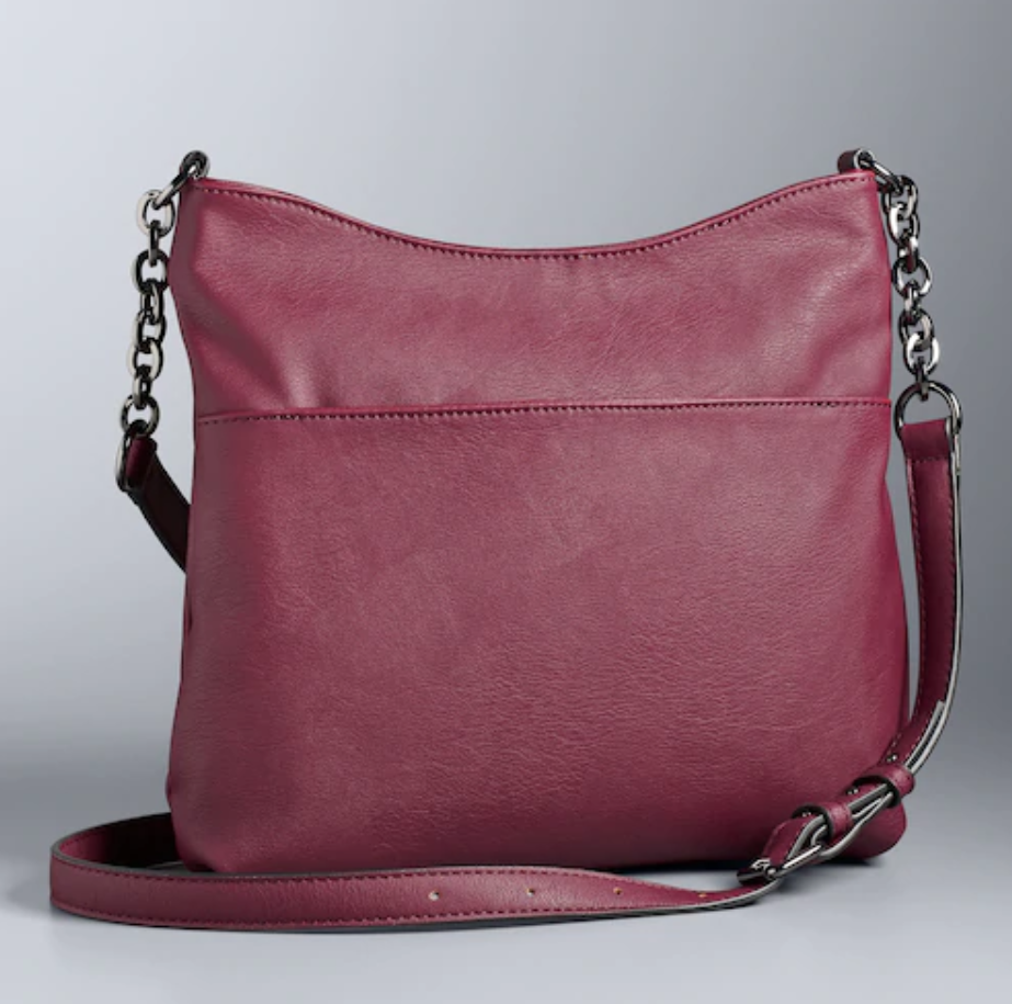 simply vera vera wang signature crossbody bag